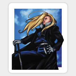 FMAB - Olivier Mira Armstrong Color Style Sticker